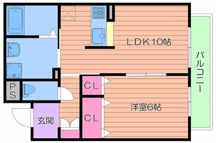 ヴィアソーレ鶴見Ａ棟の物件間取画像